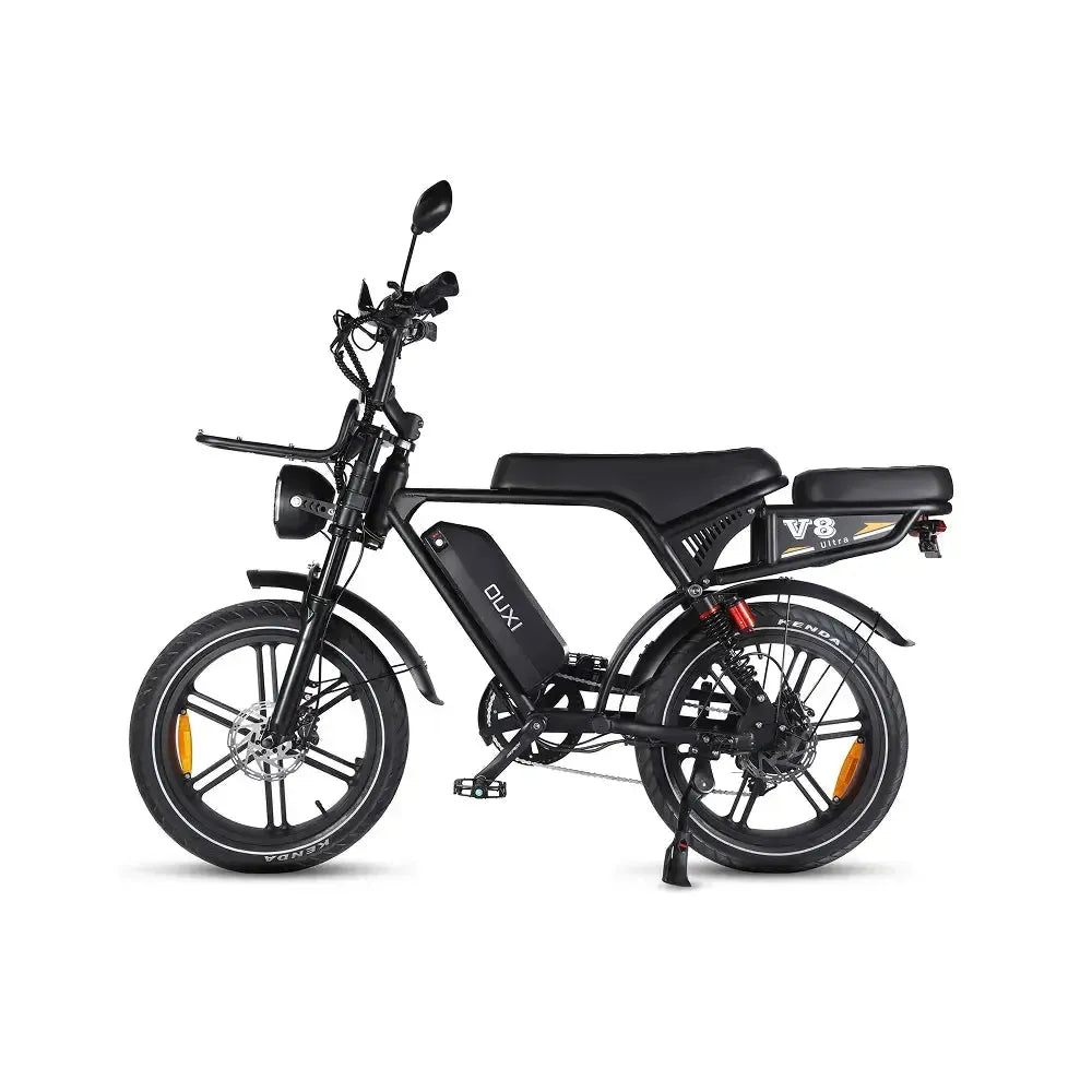 Ouxi V8 Ultra - Svart - Brunt Sadel