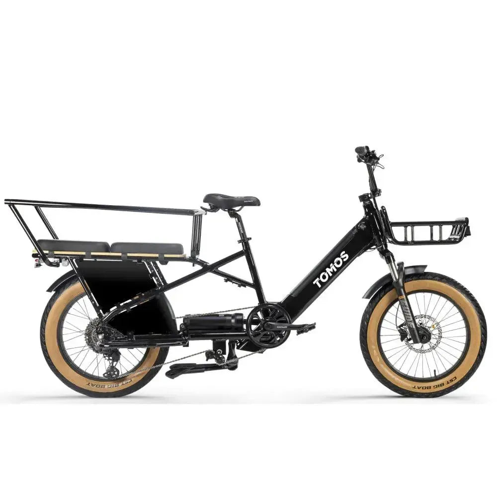 Tomos E-Cargo - Longtail - Svart