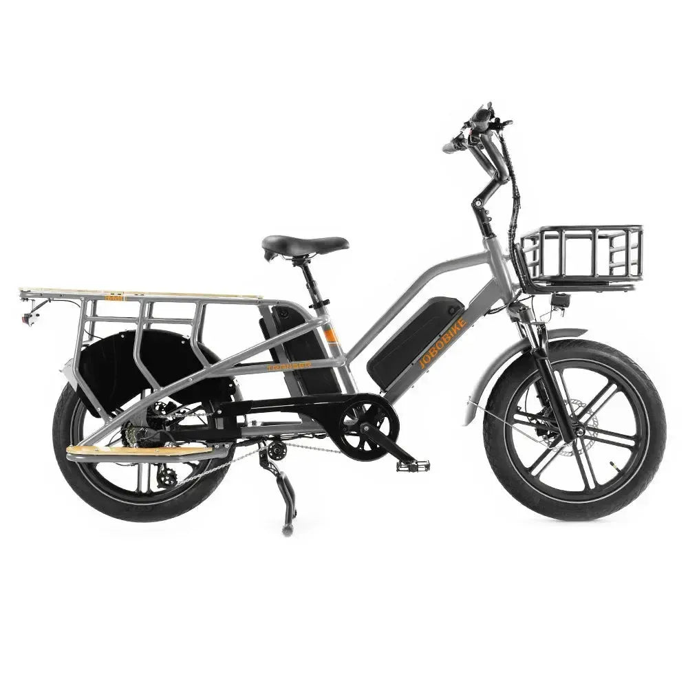 JOBOBIKE Transer - Longtail - Silvergrå