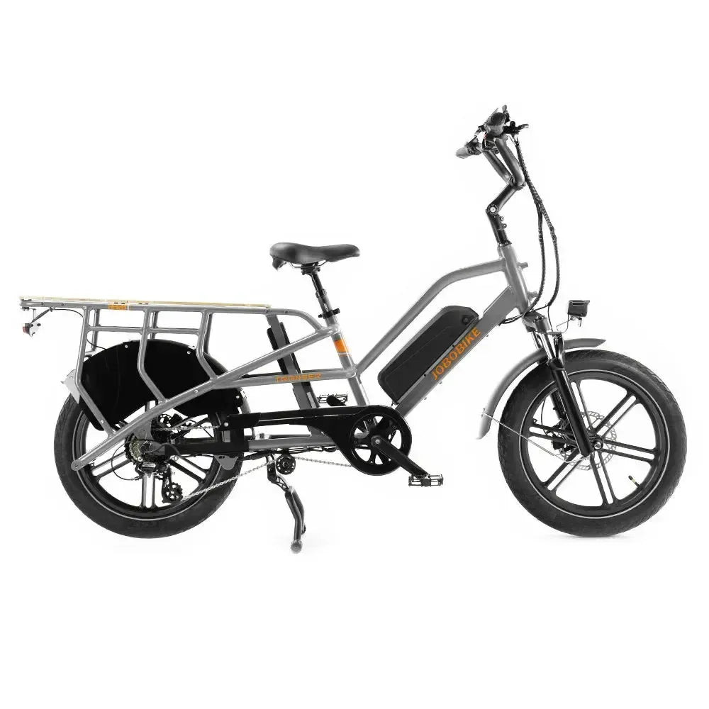 JOBOBIKE Transer - Longtail - Silvergrå