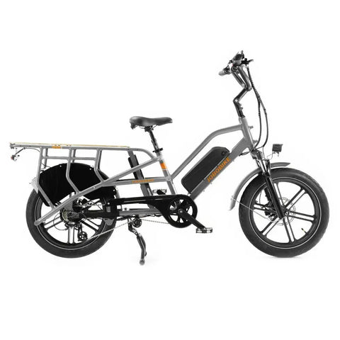JOBOBIKE Transer - Longtail - Silvergrå