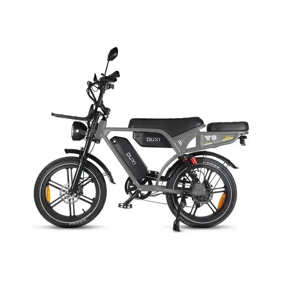 Ouxi V8 Ultra Max - Mörkgrå - Brunt Sadel