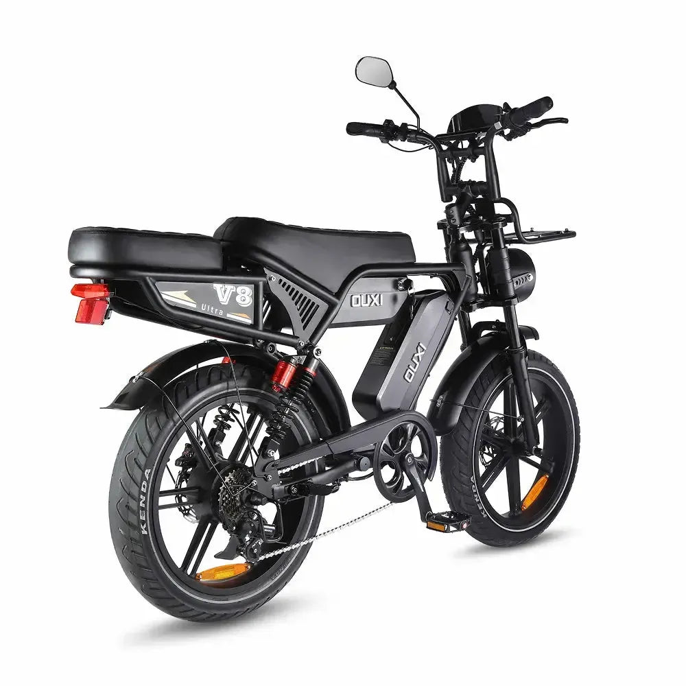 Ouxi V8 Ultra Max - Svart - Brunt Sadel