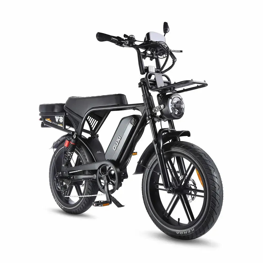 Ouxi V8 Ultra - Svart - Brunt Sadel