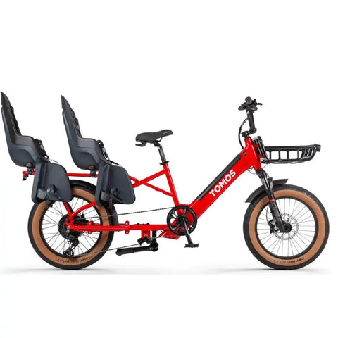Tomos E-Cargo - Longtail - Röd